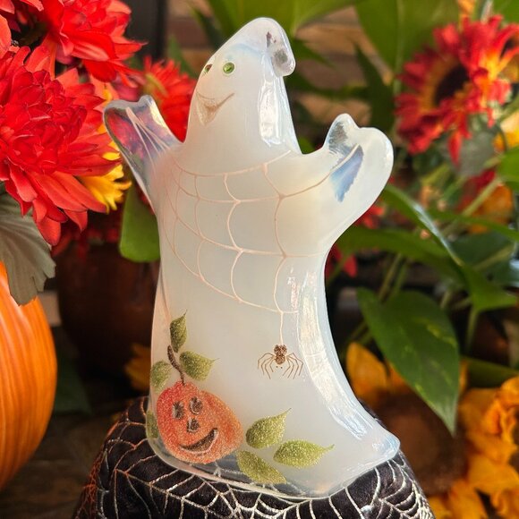 2004 RARE/MINT Fenton Halloween Ghost “Boo Boo” signed by Scott Fenton (#291) - Picture 5 of 16